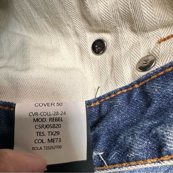 Men’s PT Torino “The Rebel” Jeans Size 34 Med Wash Made in Italy - Picture 9 of 13